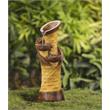 Relaxing Trumpet-Shaped Resin Water Fountain - Natural