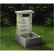 Stone Finish Water Fall Fountain with LED Light