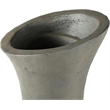 Jeco Vase Shape Fountain with Led Light in Gray