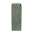 Jeco Contemporary Poly-Resin Pillar Fountain With Led Light in Green Lime