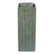 Jeco Contemporary Poly-Resin Pillar Fountain With Led Light in Green Lime