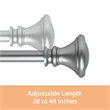 Scarlette Adjustable Single Curtain Rod 28