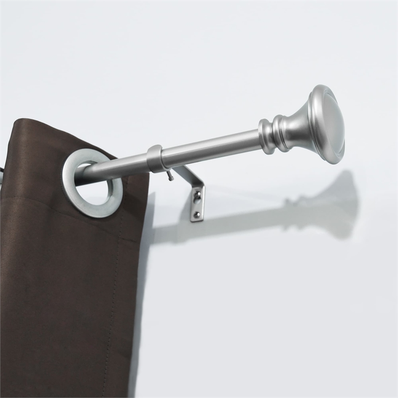 Scarlette Adjustable Single Curtain Rod 48
