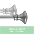 Scarlette Adjustable Single Curtain Rod 84