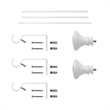 Scarlette Adjustable Single Curtain Rod 84