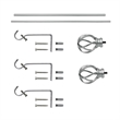 Sophie Adjustable Single Metal Curtain Rod 48