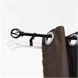 Sophie Adjustable Single Curtain Rod 48