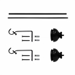 Lily Adjustable Single Curtain Rod 28