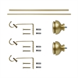 Lily Adjustable Single Curtain Rod 48