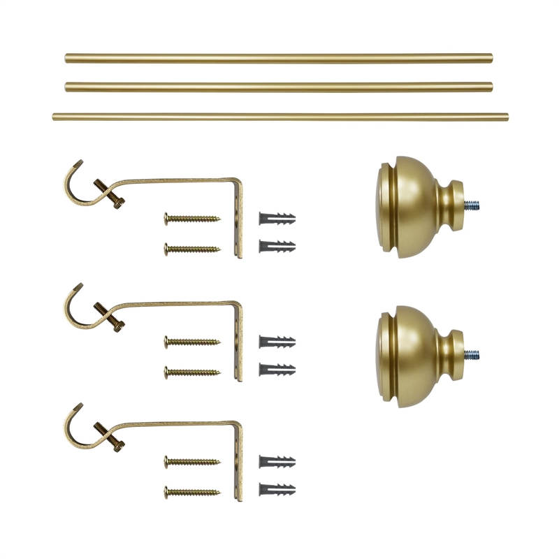 Lily Adjustable Single Curtain Rod 84