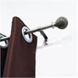 Nancy Adjustable Single Curtain Rod 48