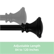 Scarlette Adjustable Single Curtain Rod 84