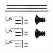 Scarlette Adjustable Single Curtain Rod 84