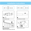 Kings Adjustable Single Curtain Rod 48