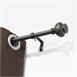 Kings Adjustable Single Curtain Rod 84