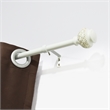 Kings Adjustable Single Curtain Rod 48