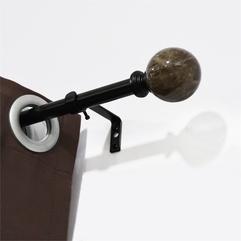 Tom Adjustable Single Curtain Rod 28