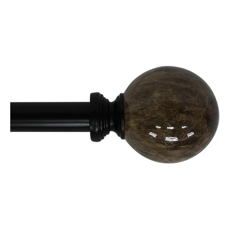 Tom Adjustable Single Curtain Rod 28