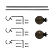 Tom Adjustable Single Curtain Rod 48