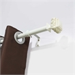 Peony Adjustable Single Curtain Rod 36