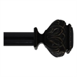 Peony Adjustable Single Curtain Rod 18