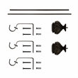 Peony Adjustable Single Curtain Rod 36