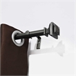 Bruce Adjustable Single Curtain Rod 36