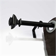 Bruce Adjustable Single Curtain Rod 18