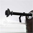Bruce Adjustable Single Curtain Rod 36