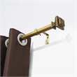 Bruce Adjustable Single Curtain Rod 72