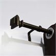Bruce Adjustable Single Curtain Rod 72