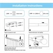 Bruce Adjustable Single Curtain Rod 72