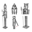 36 Inch Wooden Silver King Nutcracker