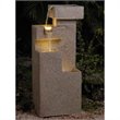 Jeco Sand Stone Cascade Tires Outdoor Indoor Lighted Fountain
