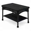 Black Resin Wicker Patio Furniture Coffee Table