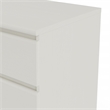 Tvilum Scottsdale 6 Drawer Double Dresser in White Wood Grain