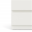 Tvilum Scottsdale 6 Drawer Double Dresser in White Wood Grain