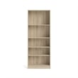 Tvilum Element 5 Shelf Wide Bookcase in Oak