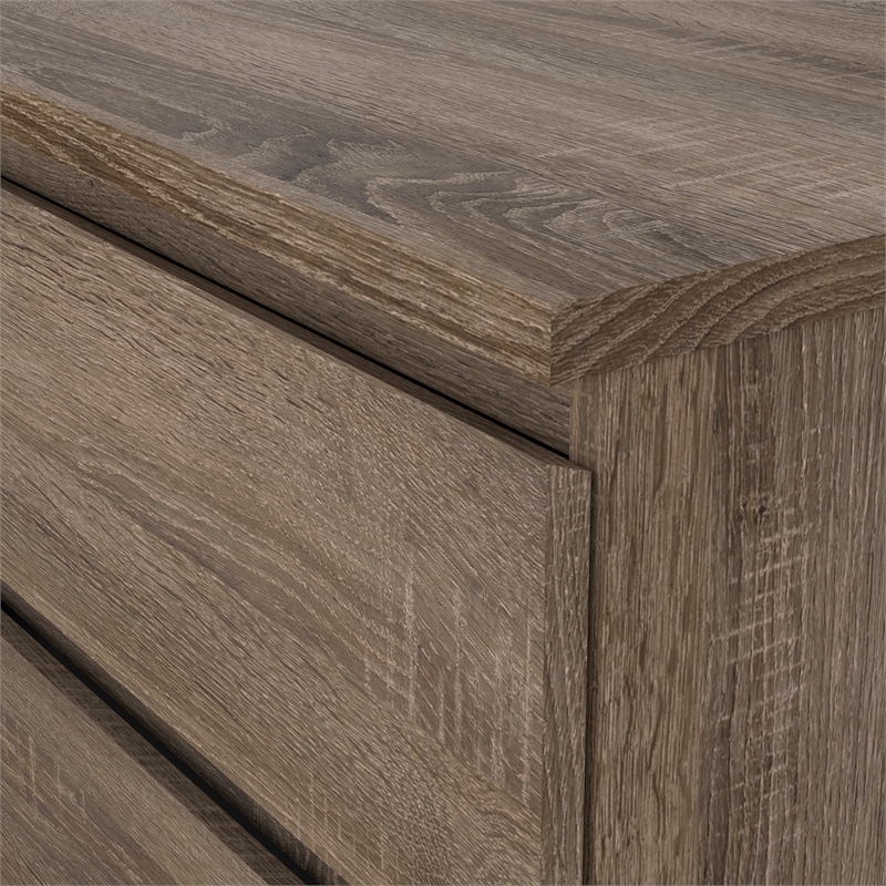 Tvilum Scottsdale Contemporary Wood Mahogany 6 Drawer Double Dresser