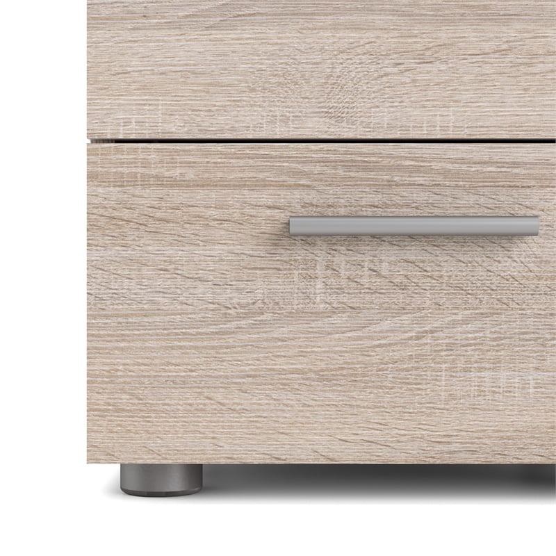 Tvilum Austin 2 Drawer Nightstand in Truffle