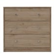 Tvilum Portland 3 Drawer Chest in Jackson Hickory