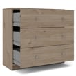 Tvilum Portland 3 Drawer Chest in Jackson Hickory