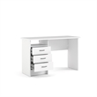 Tvilum Whitman 3-Drawers Engineered Wood Writing Desk in White