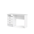 Tvilum Whitman 3-Drawers Engineered Wood Writing Desk in White