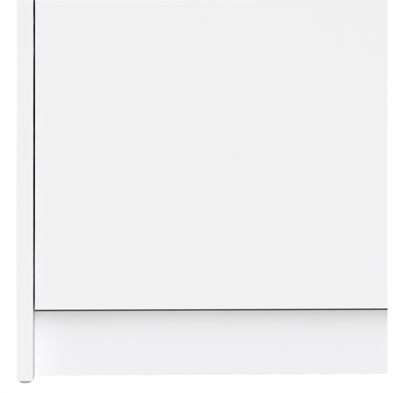 Tvilum Bright 2 Drawer Shoe Cabinet in White
