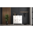 Tvilum Madrid 4 Drawer Shoe Cabinet in White