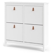 Tvilum Madrid 4 Drawer Shoe Cabinet in White