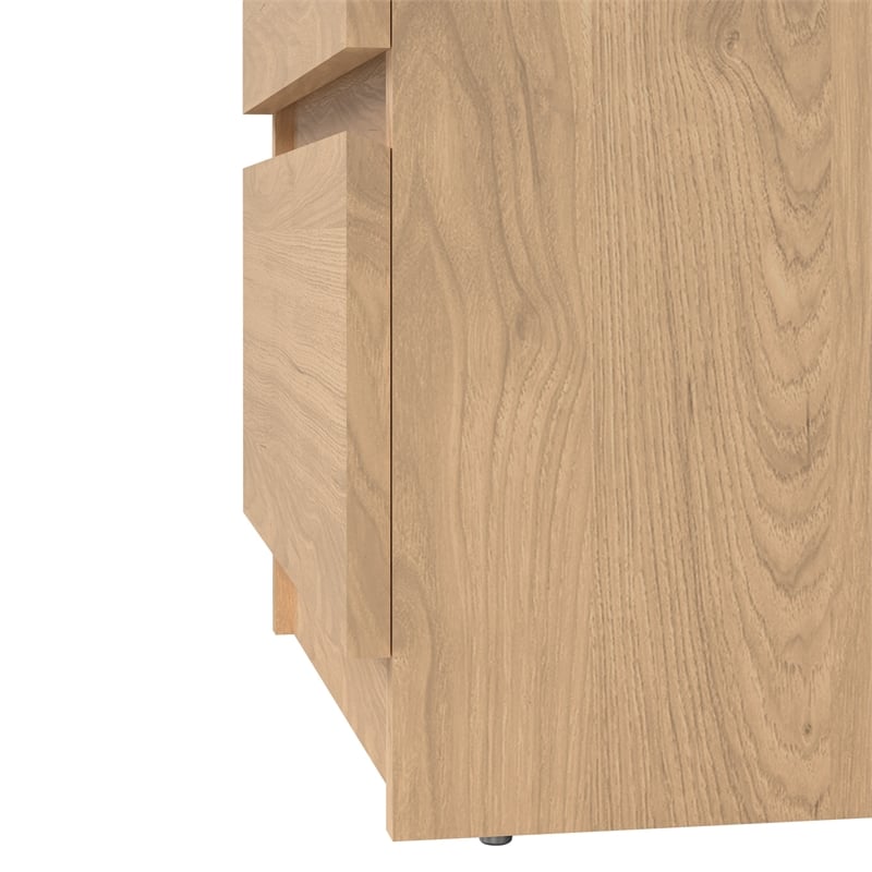 Tvilum Scottsdale 2-Drawer Nightstand in Jackson Hickory