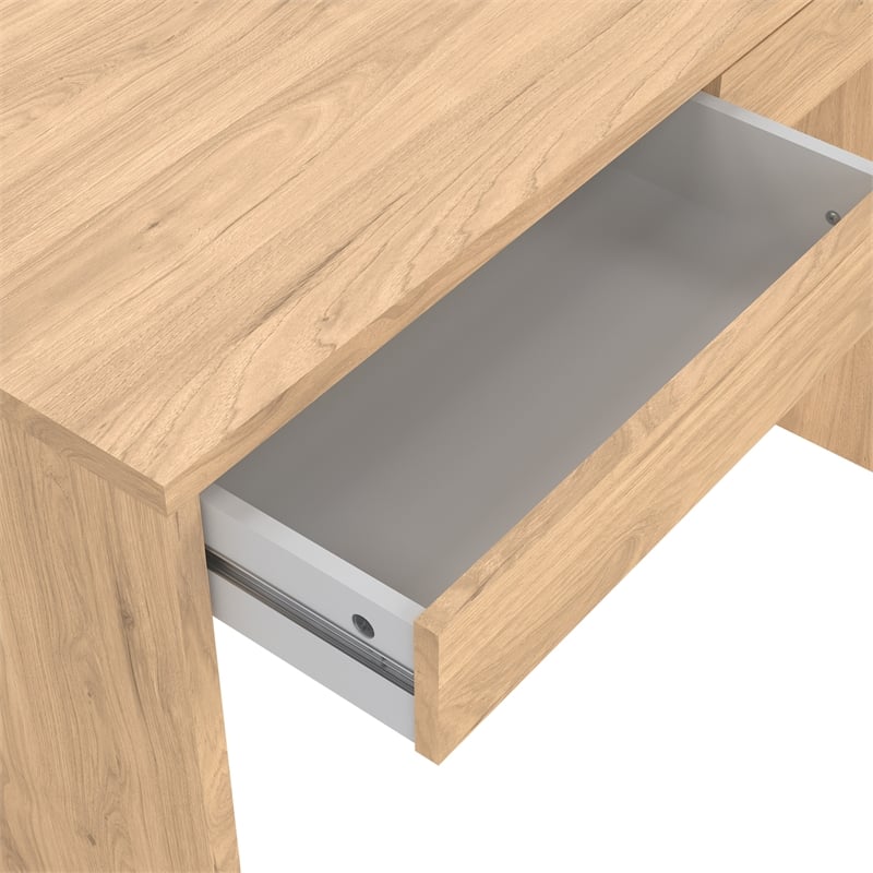 Tvilum Wilbur Home Office Writing Desk with 2 Storage Drawers in Jackson Hickory