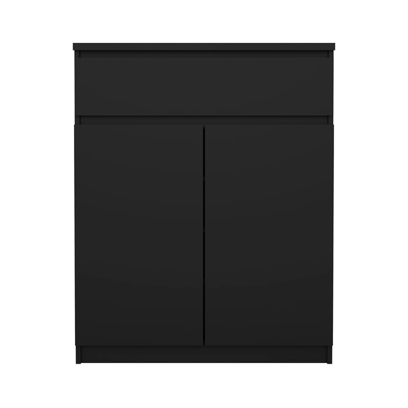 Tvilum Scottsdale Black Matte 1-Drawer 31.65 in. W Dresser